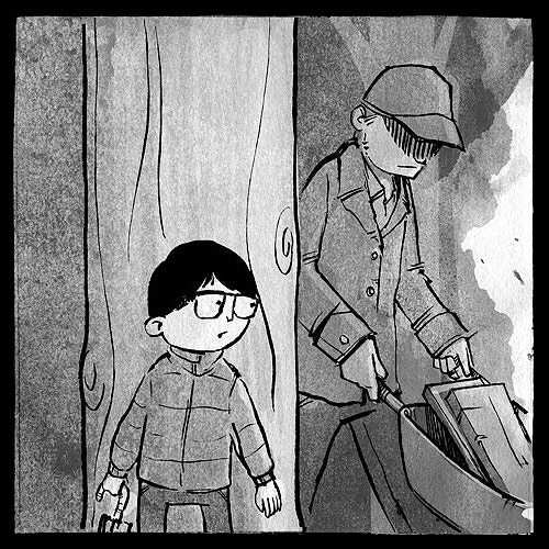 Nothing is Forgotten wordless comic by Ryan Andrews