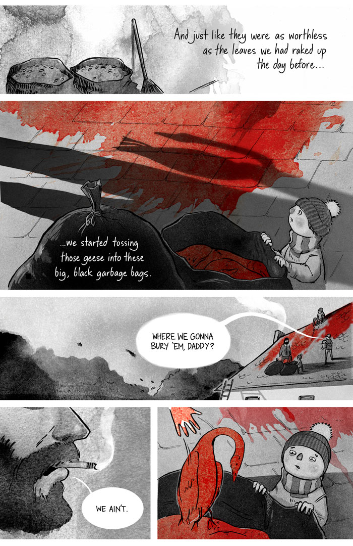 Ryan Andrews, Our Bloodstained Roof, comics