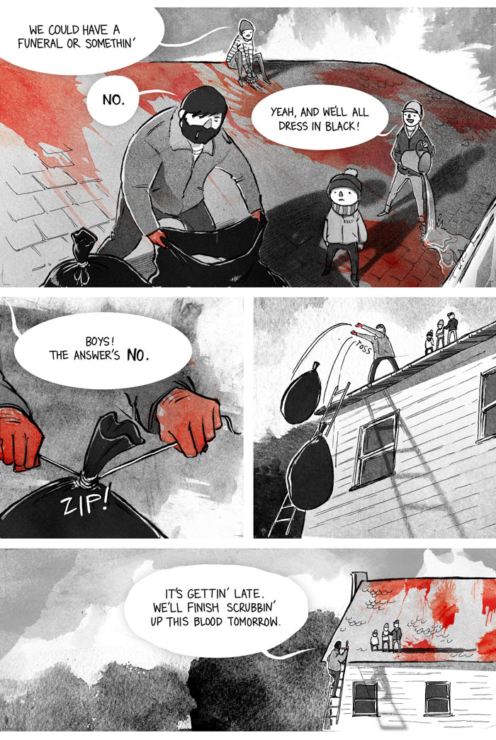 Ryan Andrews, Our Bloodstained Roof, comics